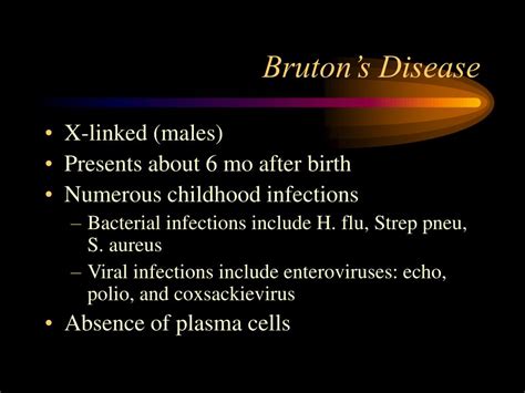 what is bruton's disease.